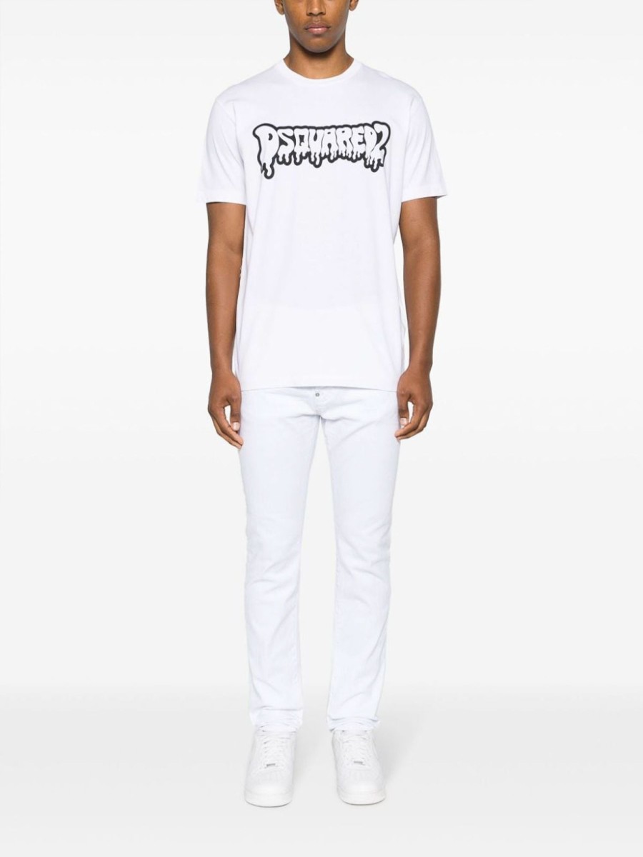 Uomo Dsquared2 | T-Shirt Con Logo