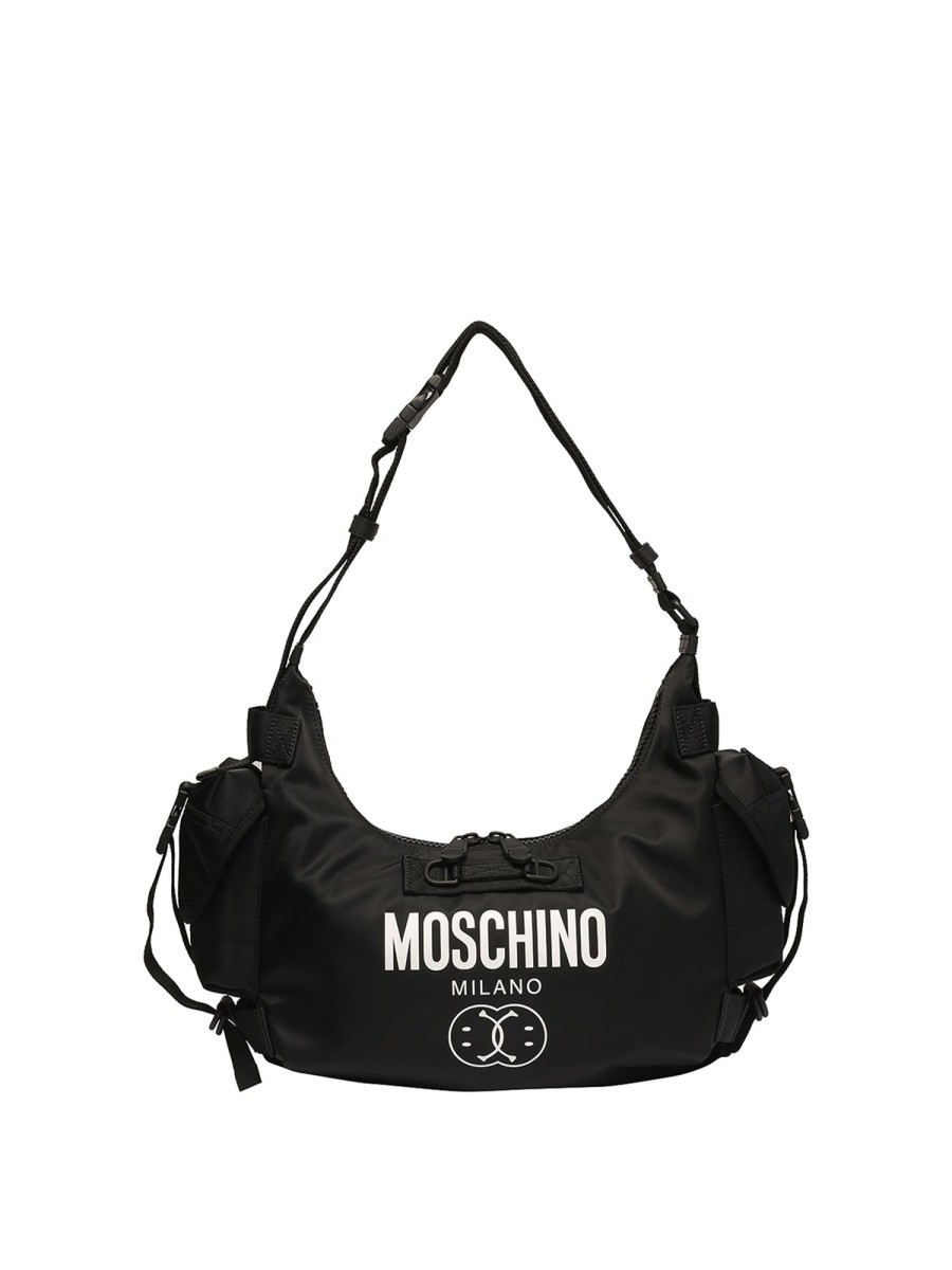 Uomo Moschino | Borsa In Tessuto Tecnico