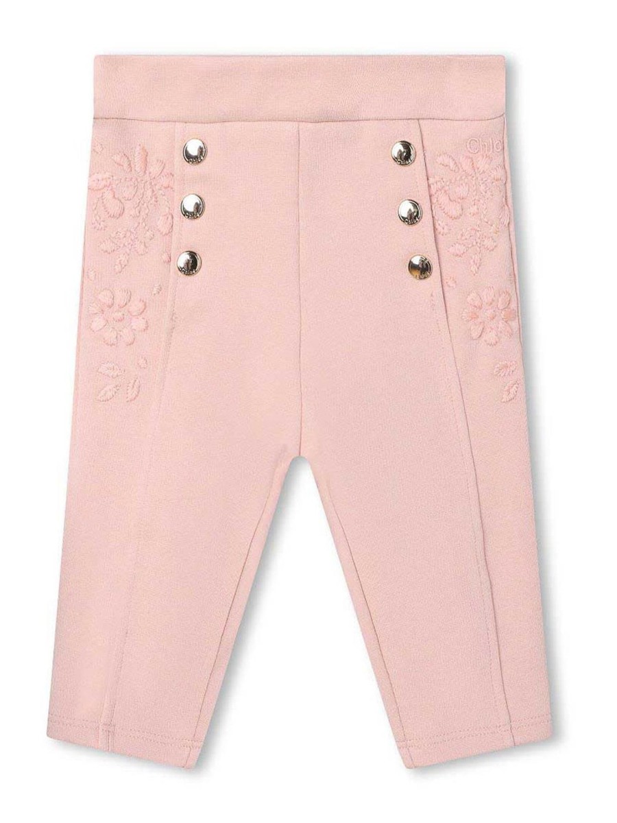 Bambino Chloe' | Pantaloni In Misto Cotone E Modal