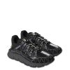 Bambino Versace | Sneakers Da Ragazzo In Pelle Di Vitello Nera