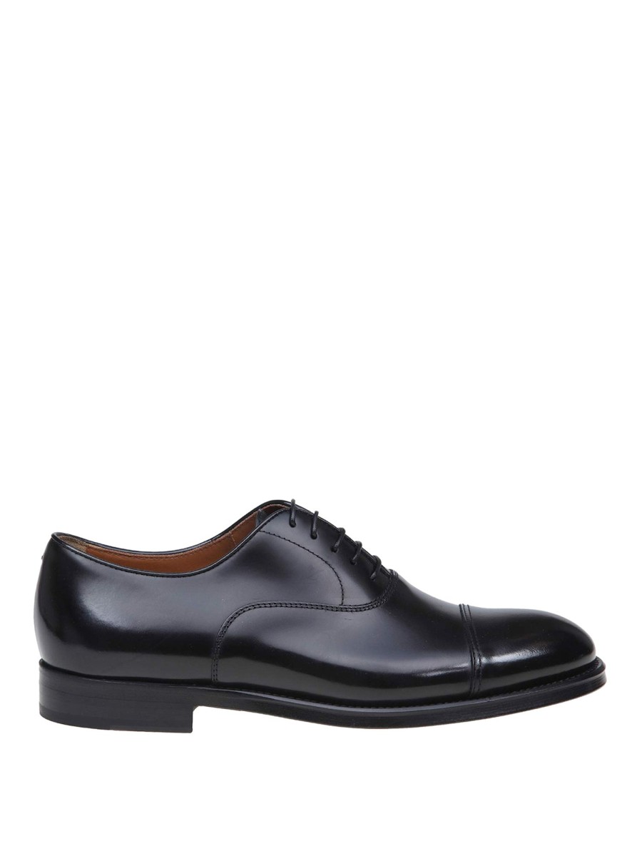 Uomo Doucal's | Doucals Stringata Oxford In Pelle