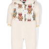 Bambino Versace Young | Tutina Beige Per Neonato Versace