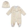 Bambino Balmain | Completo Tutina Cappello E Bavaglino