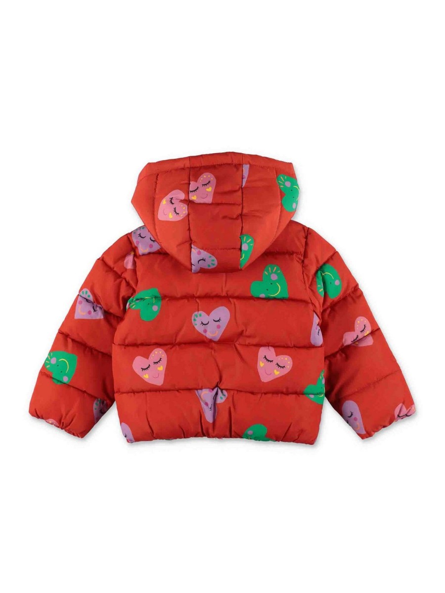 Bambino Stella Mccartney | Piumino In Nylon Con Cappuccio