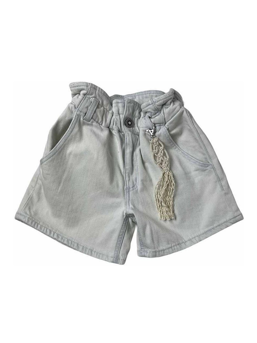 Bambino Dondup | Bermuda Sfumato Azzurro Con Elastici